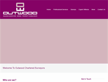 Tablet Screenshot of outwoodsurveyors.com